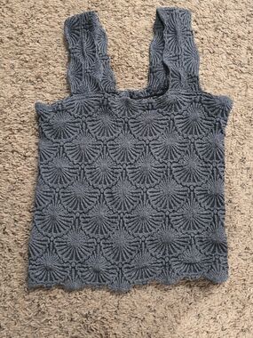 Aura Strech Tank Top in Slate Gray